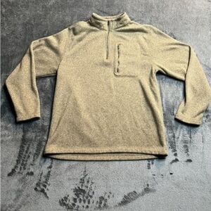 Outdoor Life Men's Tan Zip-Up Sweater